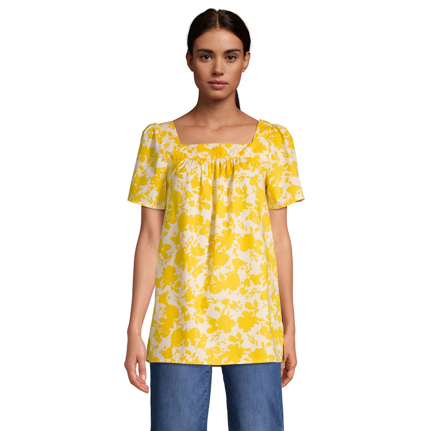 kohls yellow blouse