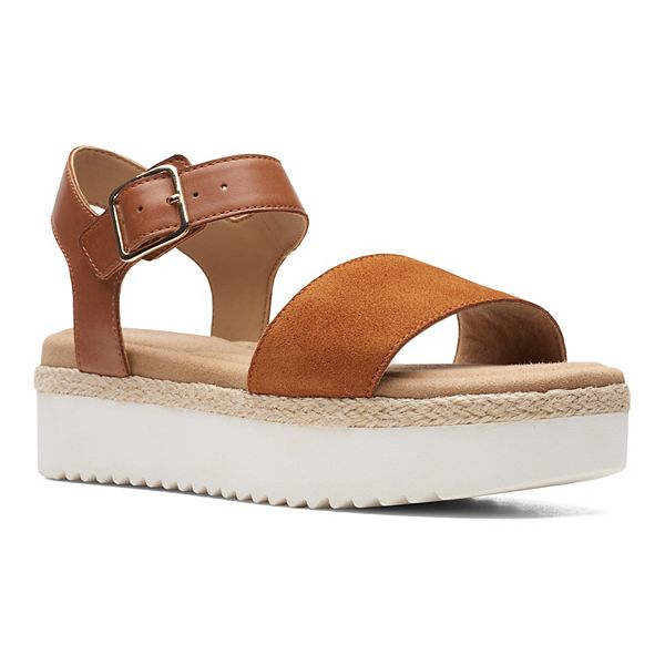 Clarks sandals hot sale platform