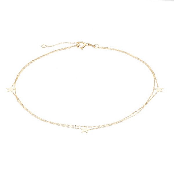 Kohls gold store anklet