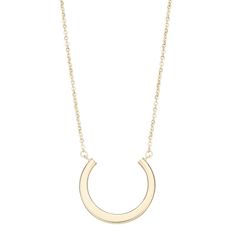 17978369 Au Naturale 14k Gold Half-Circle Necklace, Womens, sku 17978369