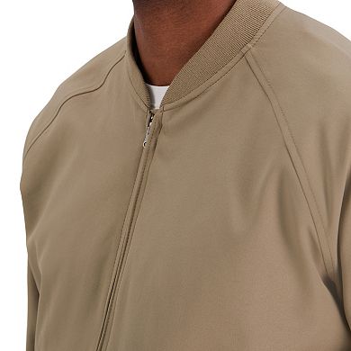 Men's Haggar® Gabardine Solid Stretch Straight-Fit Full-Zip Bomber Jacket