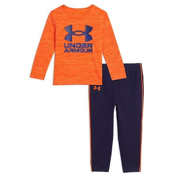 Baby Boy Under Armour UA Twist Big Logo Top & Pants Set