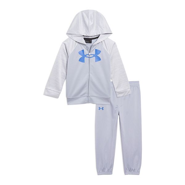 Baby Boy Under Armour Logo Zip Hoodie & Pants Set