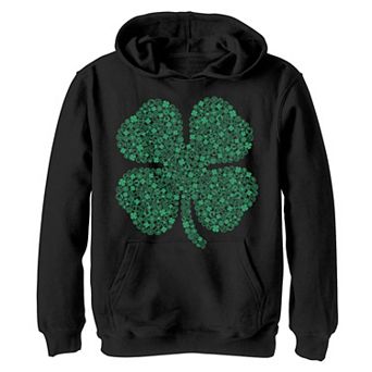 Boys 8-20 Marvel Hero Symbol St. Patty's Build Up Fill Graphic Fleece Hoodie