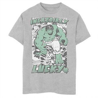 Boys 8-20 Marvel Hulk Incredibly Lucky St. Patrick's Graphic Tee