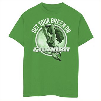 Boys 8-20 Marvel Gamora Green On St. Patrick's Graphic Tee
