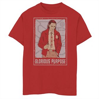 Boys 8-20 Marvel Studios Loki Glorious Purpose Sketch Poster Graphic Tee