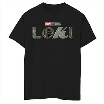 Boys 8-20 Marvel Studios Loki Icon Logo Graphic Tee