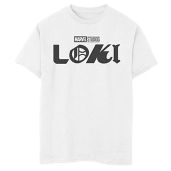 Boys 8-20 Marvel Studios Loki Dark Icon Logo Graphic Tee