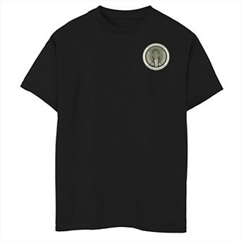 Boys 8-20 Marvel Studio Like Left Chest Badge Graphic Tee