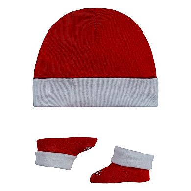 Newborn Baby Nike Futura Beanie Hat and Bootie Set