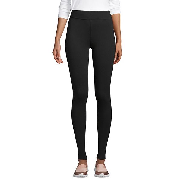 Petite Lands' End Serious Sweats Fleece-Lined Leggings