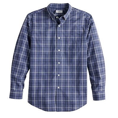 Men s Croft Barrow Slim Fit Easy Care Woven Button Down Shirt