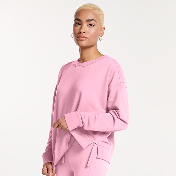 Women's FLX Embrace SideZip Crewneck Sweatshirt