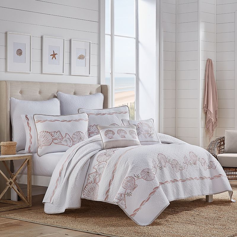 74404446 Royal Court Water Front Quilt Set with Shams, Oran sku 74404446