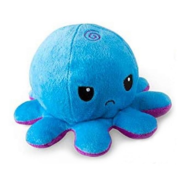 Tee Turtle LLC Original Reversible Purple/Blue Octopus Plush