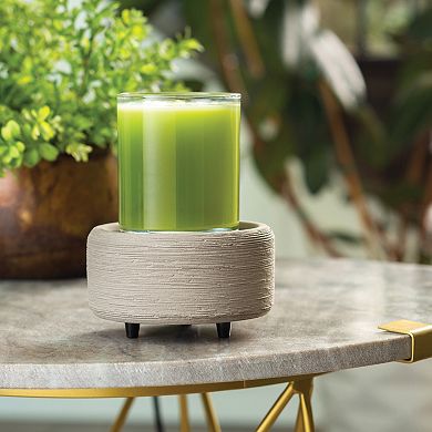 Candle Warmers Etc. Gray Texture 2-in-1 Warmer