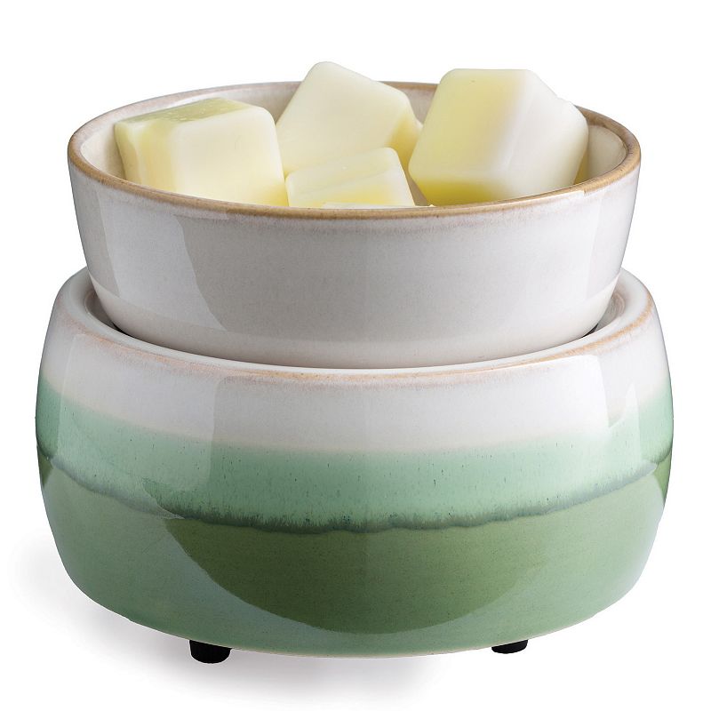 Candle Warmers Etc. Matcha Latte 2-in-1 Warmer, Green
