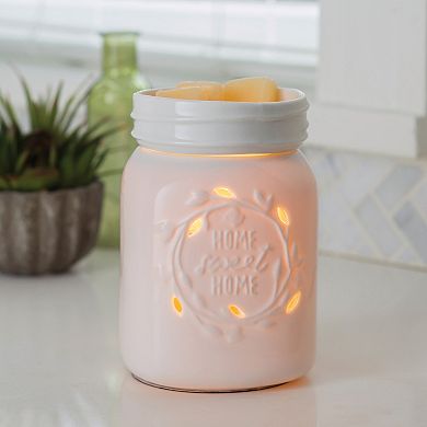 Candle Warmers Etc. Mason Jar Illumination Fragrance Warmer Bundle With 2 Wax Melts
