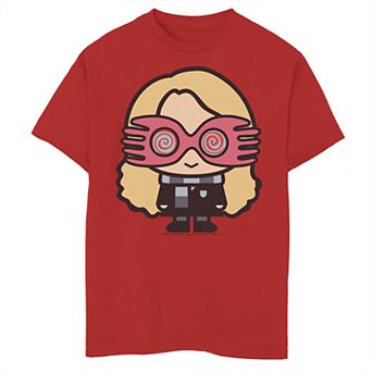 Boys 6-20 Harry Potter Luna Lovegood Cute Cartoon Style Portrait Graphic Tee