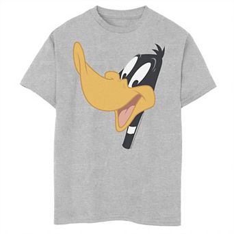 Boys 6-20 Looney Tunes Daffy Duck Big Face Graphic Tee