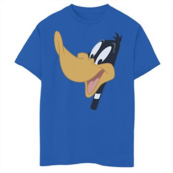 Boys 6-20 Looney Tunes Daffy Duck Big Face Graphic Tee