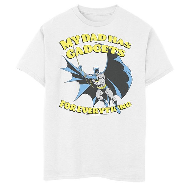 Boys 8-20 DC Comics Father's Day Batman Dad Has Gadgets Graphic Tee