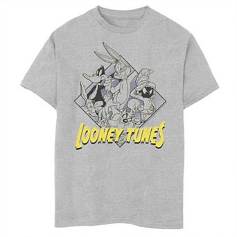 Boys 6-20 Looney Tunes Group Shot Outline Graphic Tee