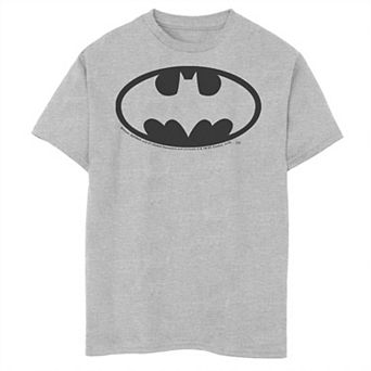 Boys 8-20 DC Comics Batman Basic Chest Logo Graphic Tee