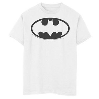 Boys 8-20 DC Comics Batman Basic Chest Logo Graphic Tee
