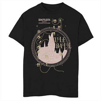 Boys 8-20 Harry Potter Yule Ball Stamp Logo Graphic Tee