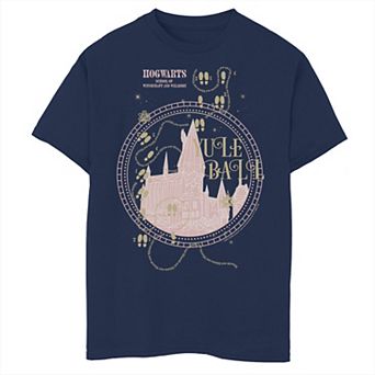 Boys 8-20 Harry Potter Yule Ball Stamp Logo Graphic Tee
