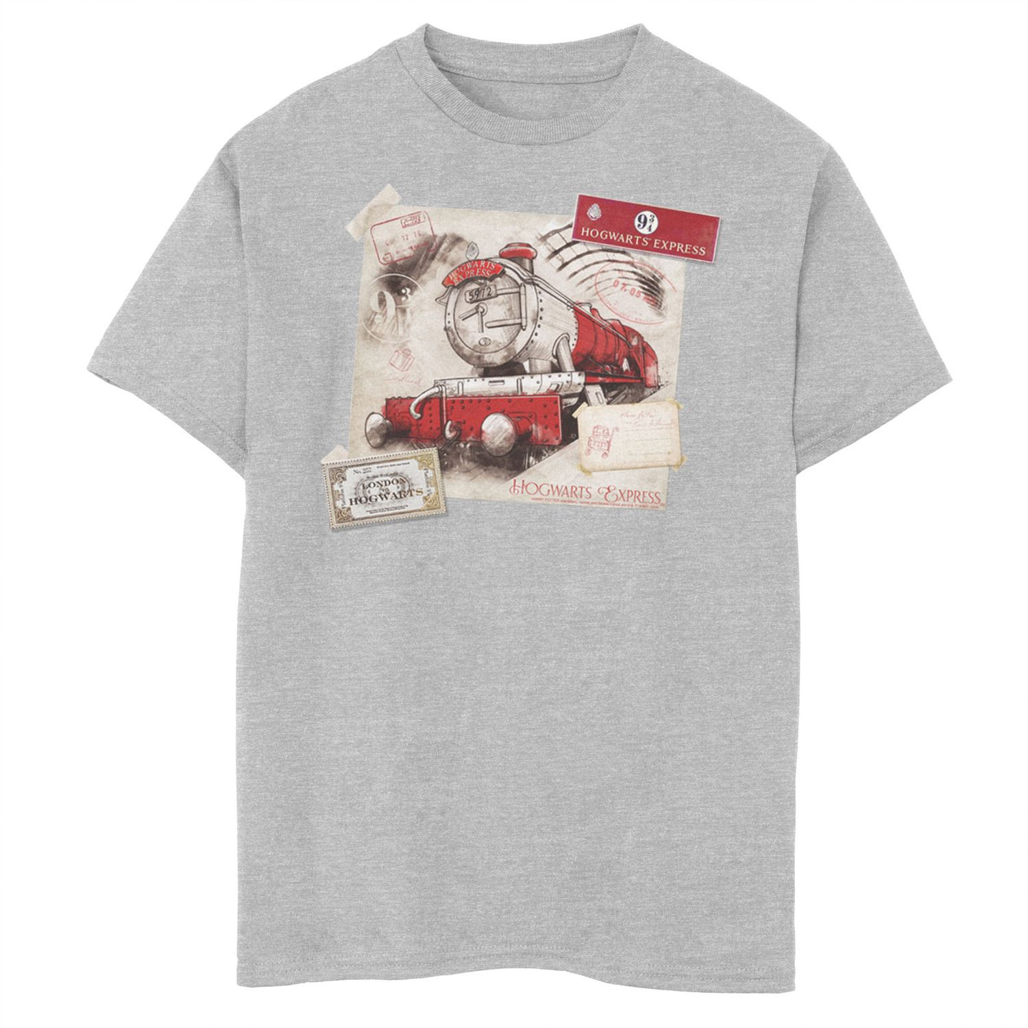 Image for Harry Potter Boys 8-20 Hogwarts Express Post Card Graphic Tee at Kohl's.