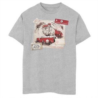 Boys 6-20 Harry Potter Hogwarts Express Post Card Graphic Tee