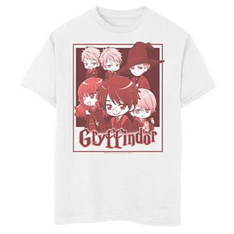 Boys 8-20 Harry Potter Gryffindor House Group Shot Anime Graphic Tee