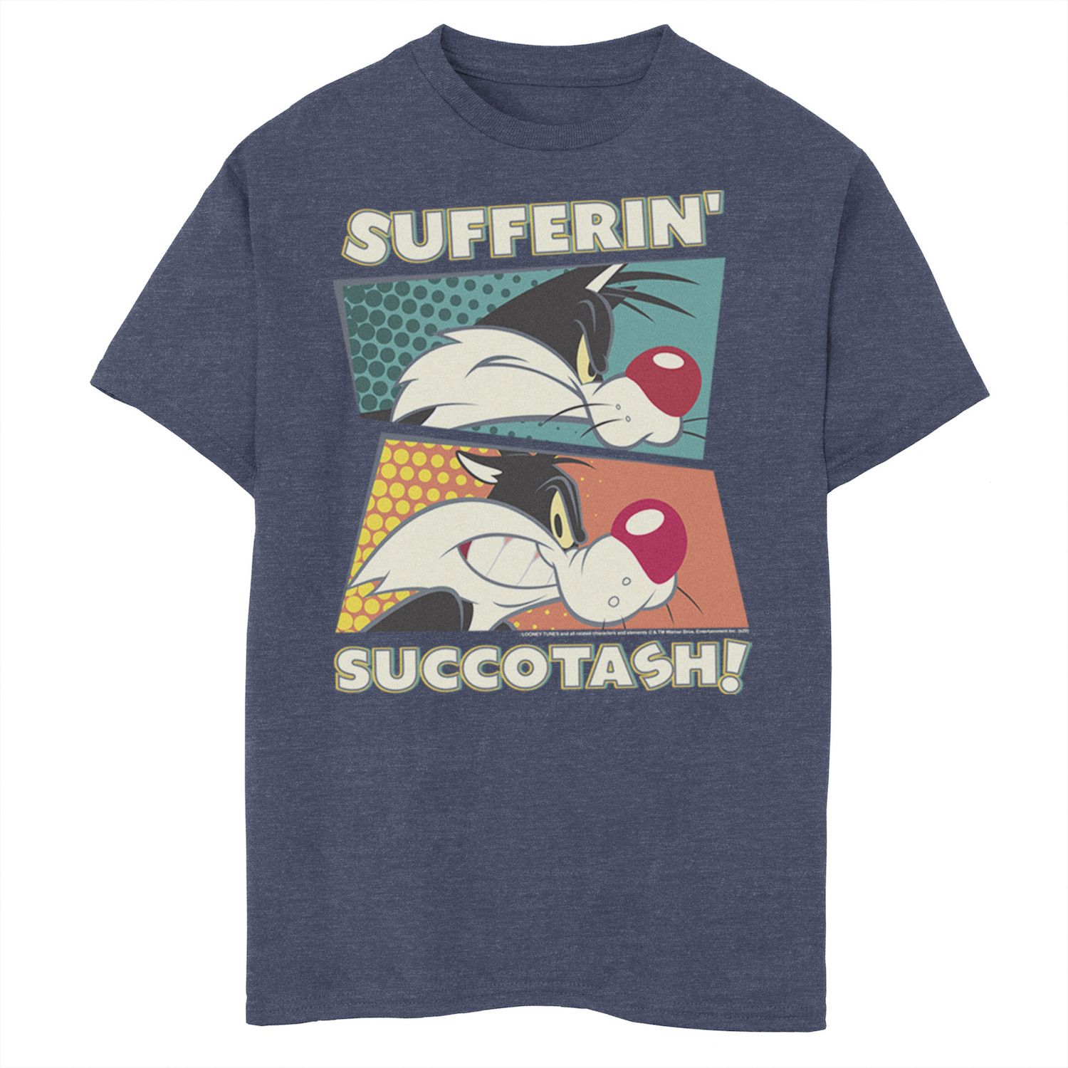 Image for Licensed Character Boys 8-20 Looney Tunes Sylvester Sufferin' Succotash Graphic Tee at Kohl's.