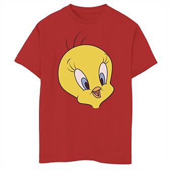 Boys 8-20 Looney Tunes Tweety Bird Big Face Graphic Tee