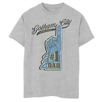 Boys 8-20 DC Comics Batman Gotham City #1 Dad Logo Graphic Tee