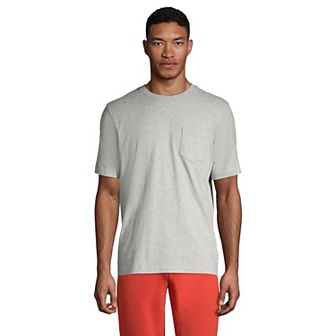 Big & Tall Lands' End Super-T Classic-Fit Pocket Tee
