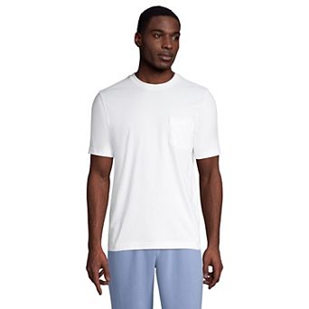 Big & Tall Lands' End Super-T Classic-Fit Pocket Tee