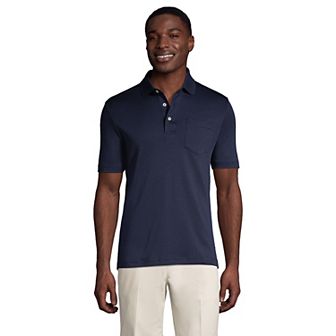Big & Tall Lands' End Supima Polo