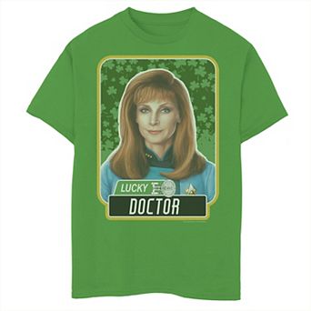 Boys 8-20 Star Trek Next Generation St. Patty's Doctor Graphic Tee