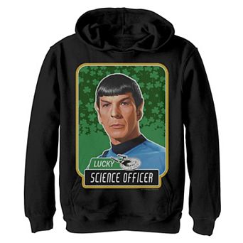 Boys 8-20 Star Trek Next Generation St. Patrick's Day Spock Fleece Graphic Hoodie