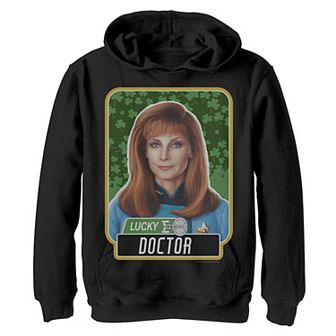 Boys 8-20 Star Trek Next Generation St. Patty's Doctor Graphic Fleece Hoodie