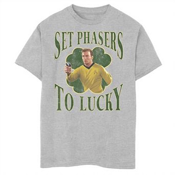 Boys 8-20 Star Trek Next Generation St. Patty's Lucky Graphic Tee