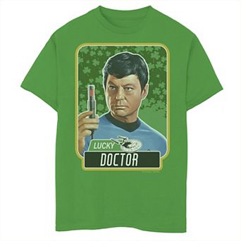 Boys 8-20 Star Trek Next Generation St. Patty's McCoy Graphic Tee