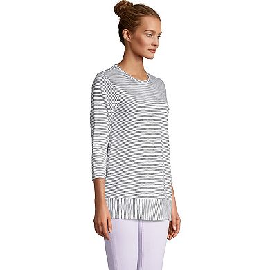 Women's Lands' End Slubbed Swing Tunic Top