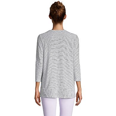 Women's Lands' End Slubbed Swing Tunic Top