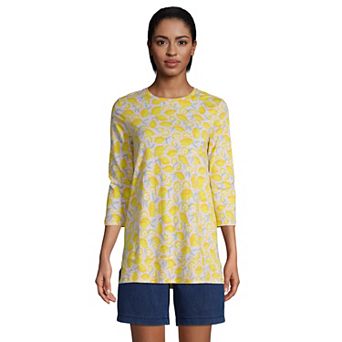 Women's Lands' End Slubbed Swing Tunic Top