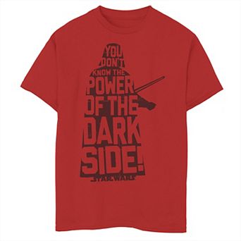Boys 8-20 Star Wars Darth Vader The Power of the Silhouette Graphic Tee